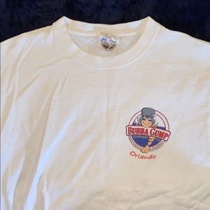 Bubba gump White sleeve tshirt